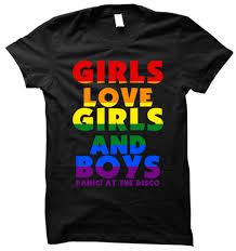 Panic! At The Disco Girls Girls Boys T shirt   SU