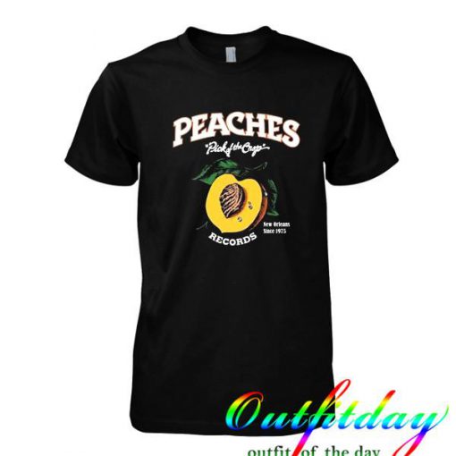 Peaches Pick of The Crop Records tshirt