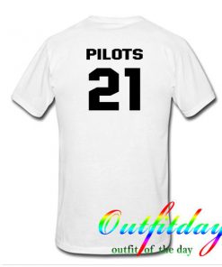 Pilots 21 tshirt back