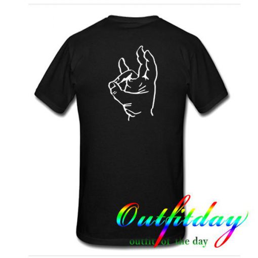 Pinch Hand Symbol tshirt back