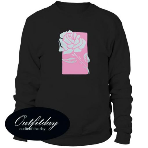 Pink Box Rose Sweatshirt