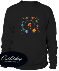 Planets Solar System and Stars Sweatshirt