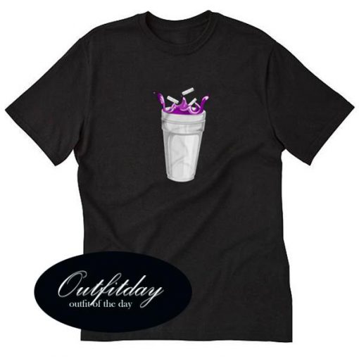 Purple Blended Ice Drink T-Shirt