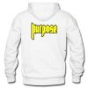 Purpose Tour Logo Hoodie Back