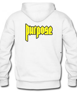 Purpose Tour Logo Hoodie Back