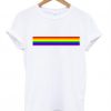 Rainbow line t-shirt Ez025