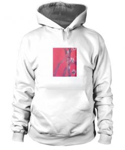 Red Almond Blossom Hoodie