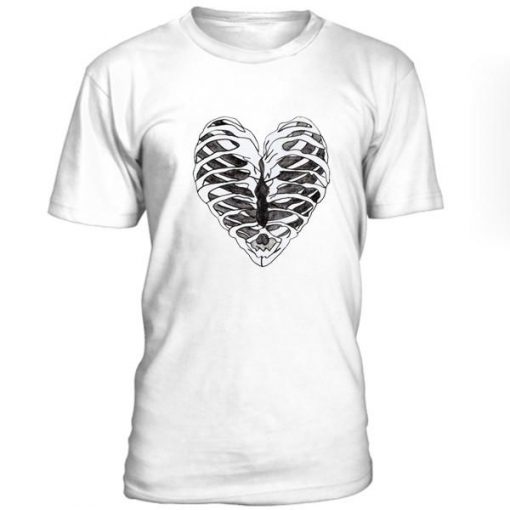 Rib Cage Heart Graphic T-shirt