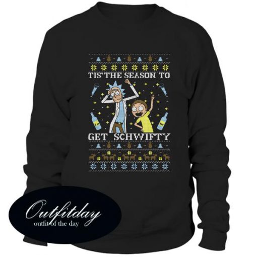 Rick And Morty Get Schwifty Christmas Sweatshirt