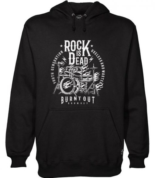 Rock Is Dead Hoodie Ez025