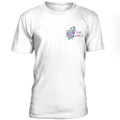 Sad Girls Flower Tshirt