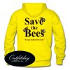 Save The Bees Hoodie Back