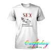 Sex Breakfast Of Champions tshirt