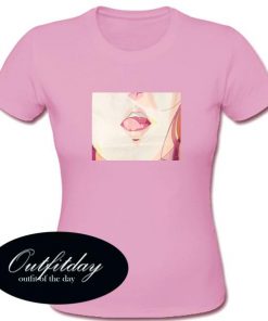 Sexy anime girl lips Tshirt