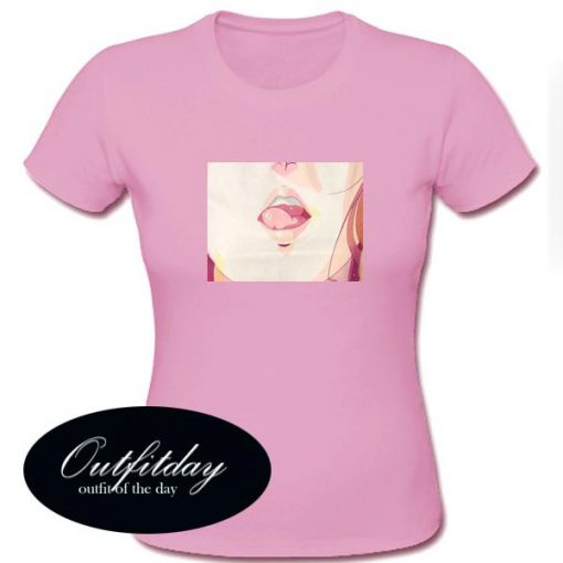 Sexy anime girl lips Tshirt