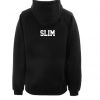 Slim hoodie back