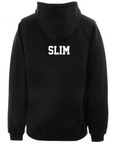 Slim hoodie back
