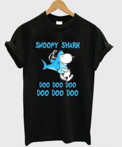 Snoopy Shark Doo Doo Doo T-shirt  SU