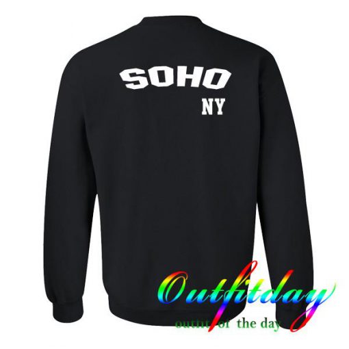 Soho NY sweatshirt back