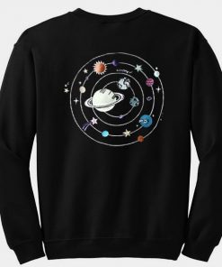 Space Galaxy Sweatshirt Back