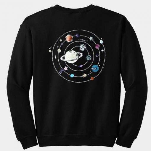 Space Galaxy Sweatshirt Back