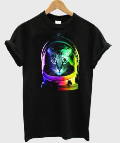 Space cat T Shirt Ez025