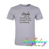 Study Verb tshirt