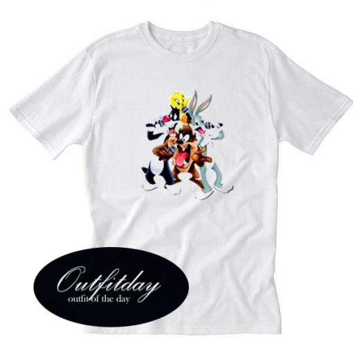 Sylvester Tweety Taz Bugs Bunny T Shirt