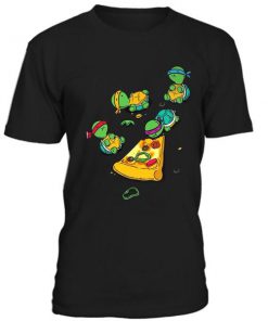 TMNT Turtle Ninja Eating Pizza Tshirt