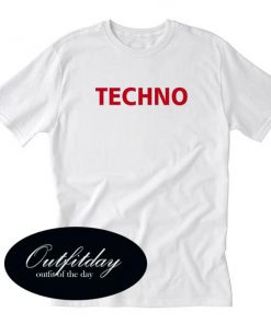 Techno Font T Shirt