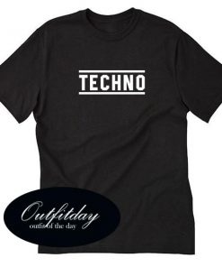 Techno Font Tshirt