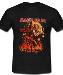 The Number Of The Beast Iron Maiden T-shirt  SU