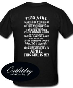 This Girl Definition Back T-Shirt Back