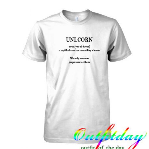 Unicorn Definition tshirt