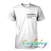 Wanderlust tshirt