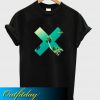 X Palm Tree Printed T Shirt Ez025