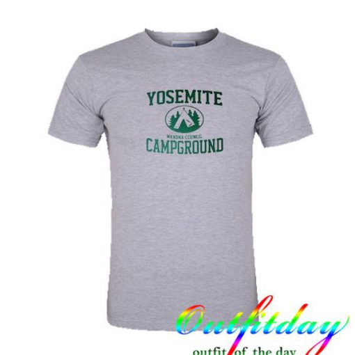 Yosemite Campground Unisex tshirt