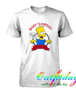 bart simpson radical dude tshirt