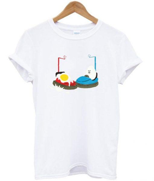 bumper car egg t-shirt  SU