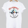 california T shirt   SU