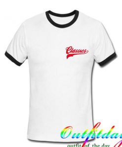 classics logo ringer tshirt