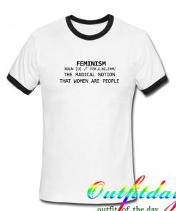 feminism ringer tshirt