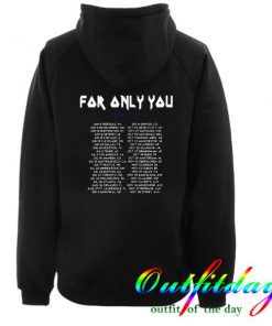 for only you hoodie back