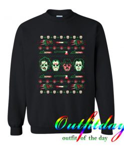 horor christmas sweatshirt