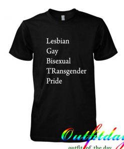 lesbian gay bisexual transgender pride tshirt