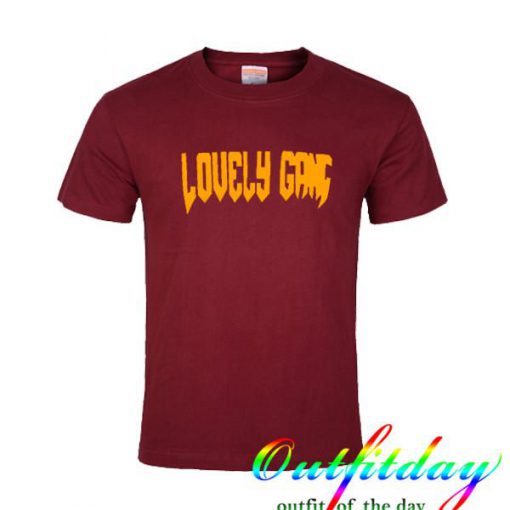 lovely gang tshirt