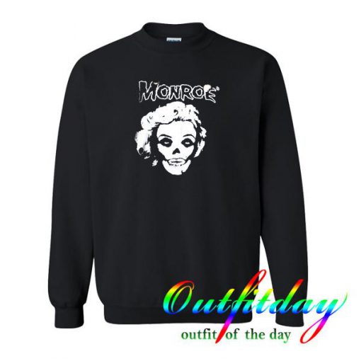 monroe destroyed sweatshirt