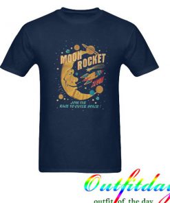 moon rocket tshirt