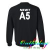 newt a5 sweatshirt back