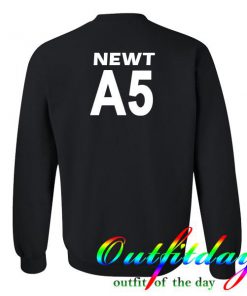 newt a5 sweatshirt back